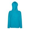 Lady Fit Lightweight Hooded Sweat Medium Blue | No Branding