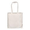 Canvas-Bag with furrow 38x42 long handles Beige | No Branding | No Branding