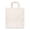 Canvas- Bag 38x42 short handles Beige | No Branding | No Branding