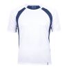 Cona Pace Tech Tee Men White - Navy Blue | No Branding