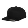 Classic 5 Panel Snapback Black | No Branding