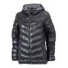 Ladies´ Down Jacket Black - Grey | No Branding