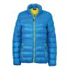 Ladies Winter Down Jacket Medium Blue - Yellow | No Branding