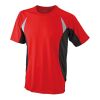 Men's Running T Red - Black | No Branding