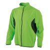 Men's Running Jacket Black - Neon Green | No Branding
