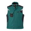Craftsmen Softshell Vest Dark Green - Black | No Branding
