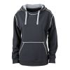 Ladies' Lifestyle Hoody Black - Grey | No Branding