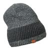 Urban knitted hat Black - Grey | No Branding