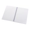 Desk-Mate with Wire Bound Cover A4 White | plain cover | Plain pad