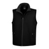 Printable Softshell Body Warmer Men Black | No Branding