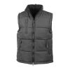 Bodywarmer made out of microfibre/polar mix with hood Black | No Branding