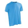 Men's Shiny Marl T-Shirt Grey - Medium Blue | No Branding