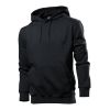 Hooded Jumper Black | No Branding