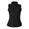 Active Fleece Vest for Women Black | No Branding