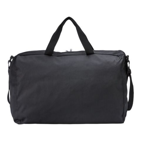 Polyester (1680D) Travel Bag Black | 1-Colour Screen Print