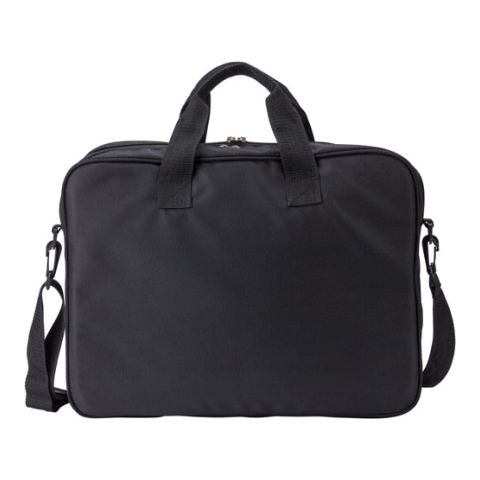 Polyester (1690D) Laptop Bag Black | 1-Colour Screen Print