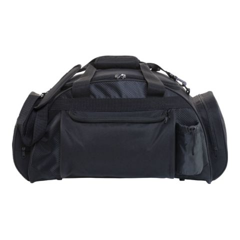 Polyester Weekend/Travel Bag (600D) Black | 1-Colour Screen Print