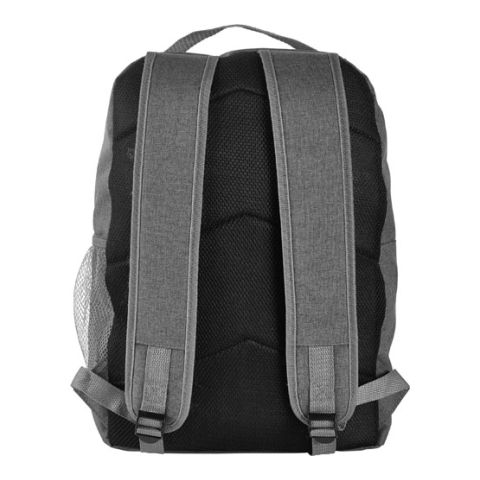 Poly Canvas Backpack (600D) Grey | 1-Colour Screen Print