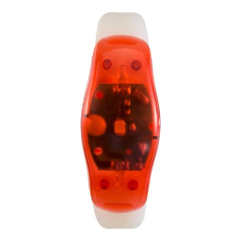 ABS &amp; Silicone Wrist Band With LED Light Red | Without Branding