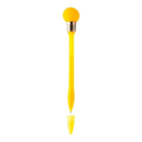 Flashing Ball Pen  Yellow | Without Branding