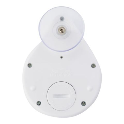 Plastic Electronic Shower Timer White | 1-Colour Pad Print