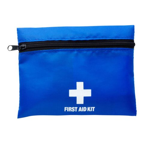 First Aid Kit In Nylon Pouch Royal Blue | Without Branding