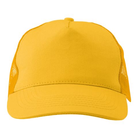 Cotton Twill &amp; Plastic Cap Yellow | Without Branding