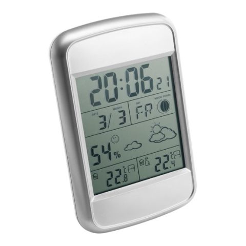 Digital Weather Station  Silver | 1-Colour Pad Print