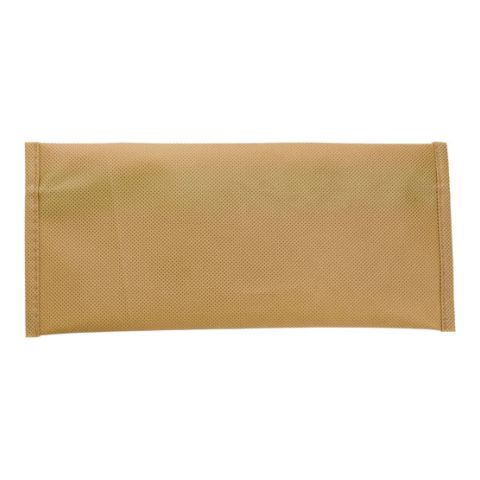 Non-Woven Pencil Case Beige | Without Branding