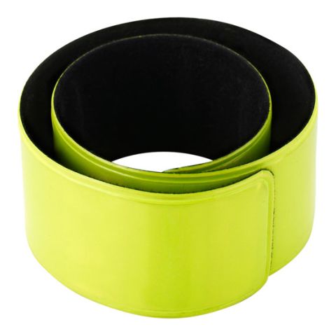 Plastic Reflective Snap Arm Band  Yellow | Without Branding
