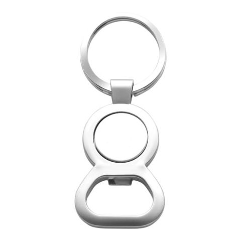 Key Holder, Euro Trolley Disc Silver | Without Branding