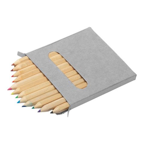 Twelve Colour Pencil Set 3-Colour Pad Print