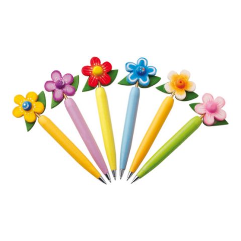 Flower Ball Pen Colourful | Without Branding