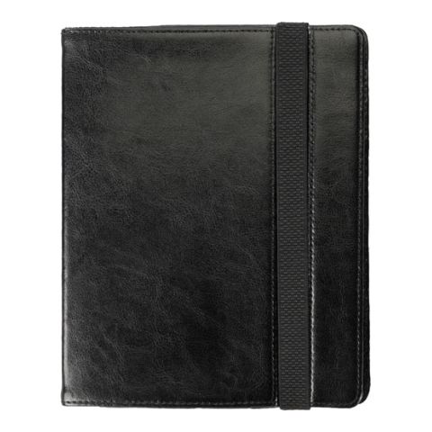 IPad Holder In Black Bonded Leather Black | 1-Colour Pad Print