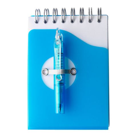 Note Book With Ball Pen Light Blue | Without Branding