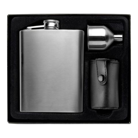 Hip Flask Silver | 1-Colour Pad Print