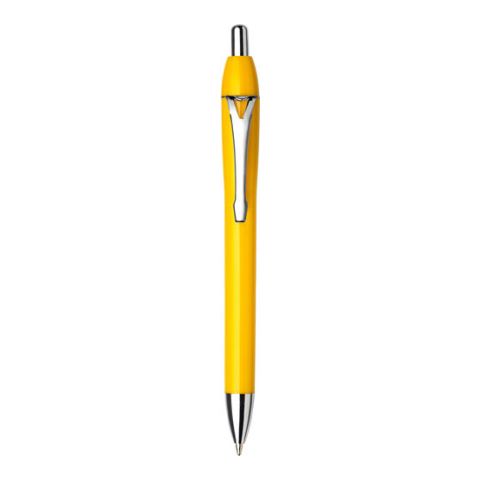 Juno Retractable Ball Pen Yellow | Without Branding