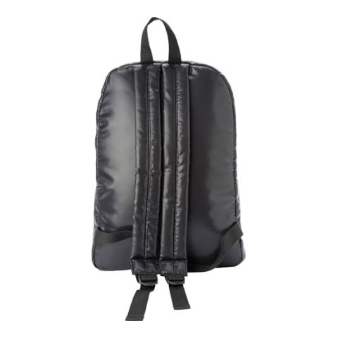 Polyester 240D Backpack  Black | 1-Colour Transfer Print