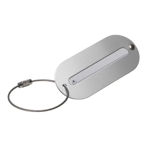 Aluminium Luggage Tag  Silver | Without Branding