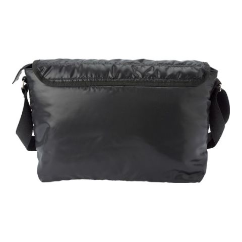 Polyester 240D Messenger Bag  Black | 1-Colour Screen Print