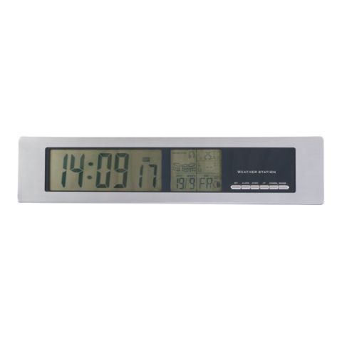 Weather Station With Shiny Rim Silver | 1-Colour Pad Print