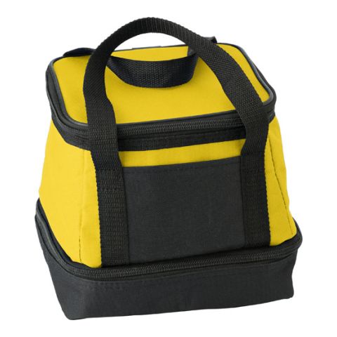 Polyester Cooling Bag (600D) Yellow | Without Branding