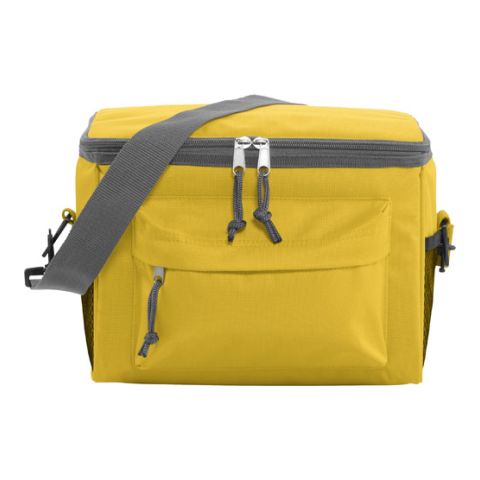 Polyester Cooling Bag (600D) Yellow | Without Branding