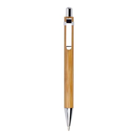 Bamboo Ball Pen With Blue Ink  Brown | Without Branding