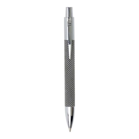 Metal Ball Pen Black - White | 1-Colour Pad Print