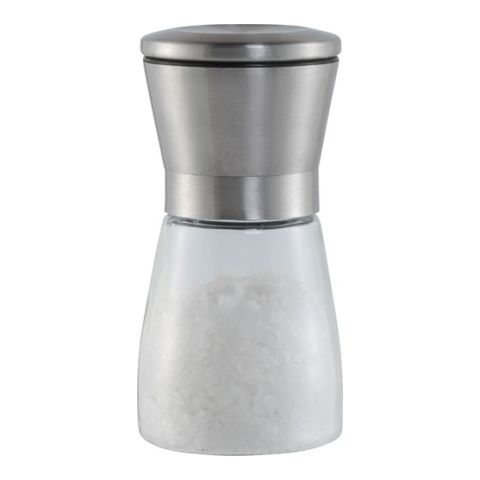 Stainless Steel &amp; Glass Salt &amp; Pepper Mill 