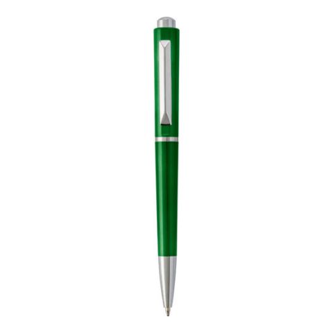 Plastic Ball Pen With Silver Coloured Tip Green | Without Branding