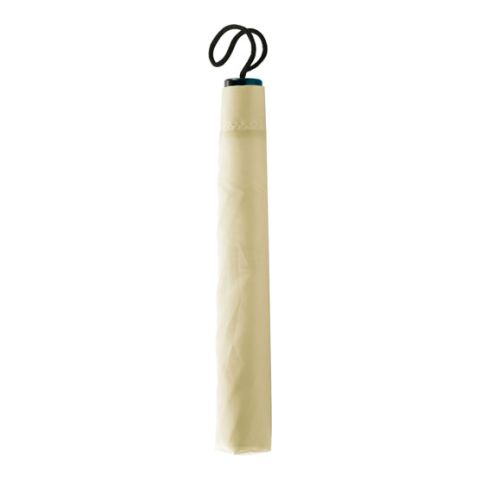 Manual Foldable Polyester (190T) Umbrella Beige | Without Branding