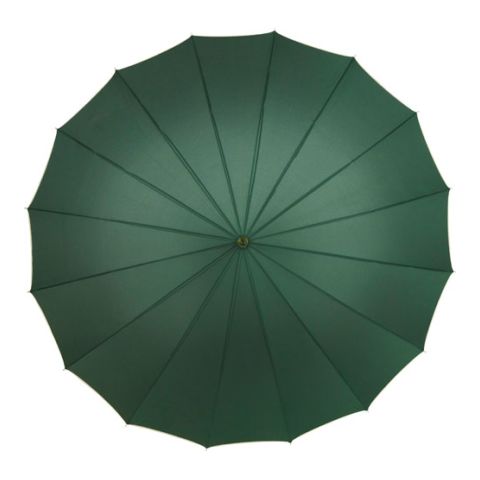 25&#039; Manual Opening Umbrella Green | 1-Colour Pad Print