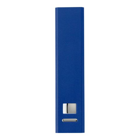 Aluminium Power Bank With Li-Ion Battery Royal Blue | 1-Colour Pad Print